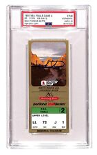 Isiah Thomas signed 1990 NBA Finals Game 4 Ticket autographed PSA Pop 2 