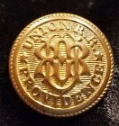 JUST POST CIVIL WAR UNION RAILROAD PROVIDENCE RHODE ISLAND BUTTON FOUNDED 1865