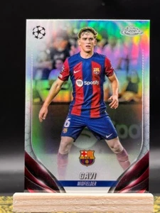 2023-24 Chrome UEFA - Gavi - Silver Refractor - No. 63 - Picture 1 of 2