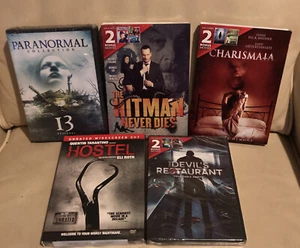 New 5 DVD Horror Lot: 23 Movies In All: Hostile, Paranormal Collection, Charisma - Picture 1 of 6