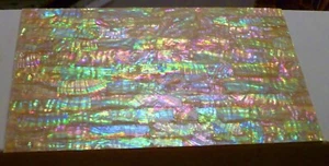 5,5 Zoll x 9,5 Zoll Bunte Perlmutt Schale INLAY dünnes Blatt Furnier Stanz Gitarrenbauer - Bild 1 von 2