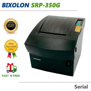 Samsung Bixolon SRP-350G Direct Thermal Receipt POS Printer Serial No AC Adapter - Picture 1 of 10