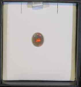 Australian Solid Dark Crystal Opal - Oval 10x8 mm