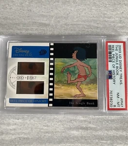 The Jungle Book Mowgli PSA 8 Upper Deck 2003 Disney Treasures Reel Piece of His  - Picture 1 of 4