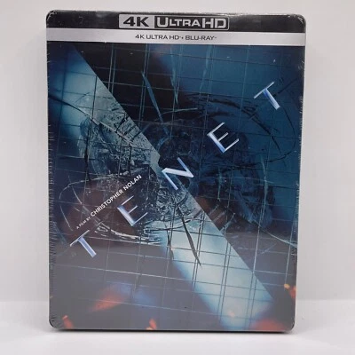 Tenet (2020, 4k UHD Blu-ray Steelbook) *Import* NEW & SEALED - Image 1 of 4