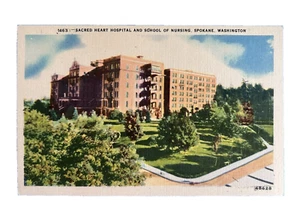 Spokane WASHINGTON • Sacred Heart Hospital & Nursing School • Divided Linen - Bild 1 von 2
