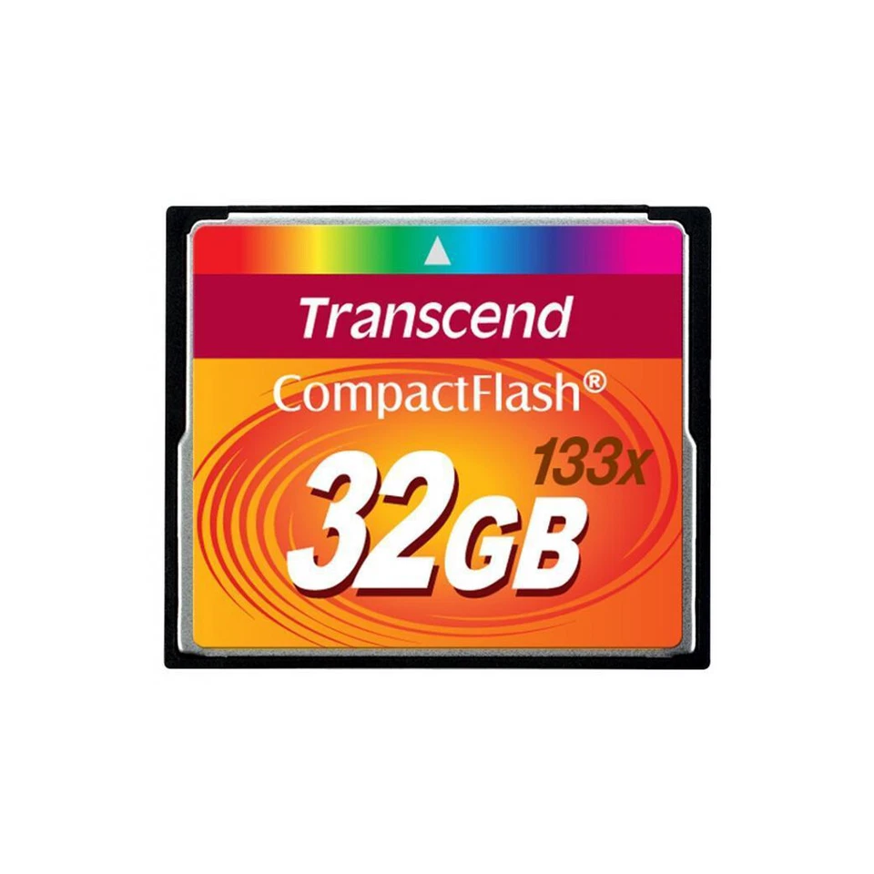 Transcend CF Memory Card 32GB 133x Compact Flash Card CF Card - Image 1 of 1