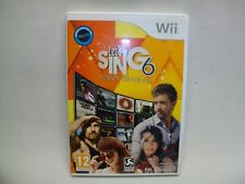 LET'S SING 6 VERSIÓN ESPAÑOLA JUEGO para NINTENDO Wii