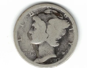 1917 MERKUR GROSCHEN in ÜBER GUTER Erhaltung ~ BITTE BEACHTEN SIE DEN SCAN .stk 2077 - Bild 1 von 5