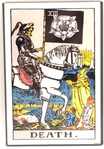 2x3 Fridge/Locker Magnet Tarot Major Arcana Death - Picture 1 of 2