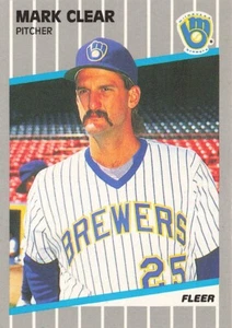 1989 Fleer Mark Clear #182 Brewers - Picture 1 of 2