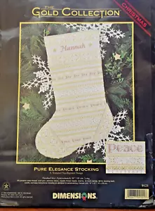 Dimensions Gold Collection Textured Needlepoint Kit Pure Elegance Stocking 9121 - Bild 1 von 10