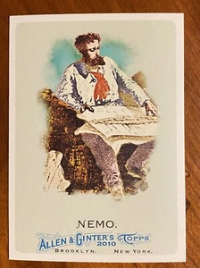 2010 Topps Allen Ginter CAPTAIN NEMO #264 Jules Verne - Picture 1 of 2