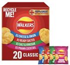 Walkers Classic Variety Multipack Crisps Box 20 x 25g 