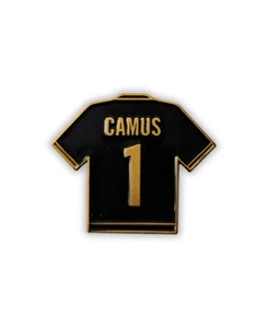 Albert Camus Enamel Pin, button, absurdism, the rebel, the stranger, football - Picture 1 of 5
