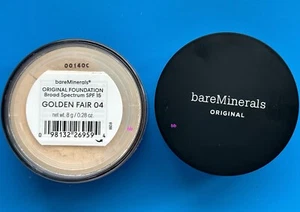bareMinerals ORIGINAL Loose Powder Foundation SPF 15 0.28 oz Golden Fair 04 - Picture 1 of 1