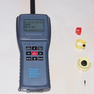 Handheld Low Frequency Reader Chip Scanner Animal Ear Tag 134.2K HDX FDX-B - Bild 1 von 2