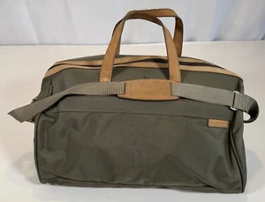 Briggs & Riley Travelware Luggage Carry On Duffel Bag Suitcase Olive Green - Picture 1 of 9