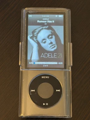 Classic Apple iPod Nano 5th Generation 8 GB Model A1320 + Cover + Stand Bundle - Image 1 of 4