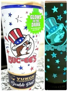 Buc-ees 2025 Patriotic 4th Of July Memorial Day 32oz Tumbler GLOW IN DARK  NWT - Picture 1 of 7