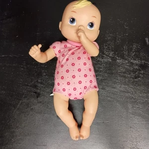 2012 Hasbro Baby Alive Luv N Snuggle Thumb Sucking Soft Body Blonde Doll 12" - Picture 1 of 4