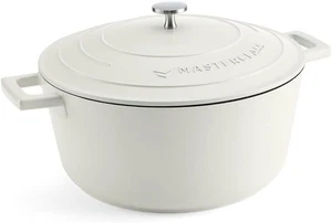 MasterClass Large Casserole Dish with Lid 5l/28 cm, Lightweight Cast Aluminium - Picture 1 of 8
