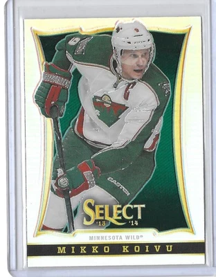 2013-14 Panini Select Hockey Prizm Parallel Mikko Koivu Minnesota Wild - Image 1 of 2