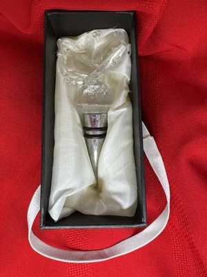 Пробка для винной бутылки бабочка художественное стекло пробка с оригинальной коробкой - Изображение 1 из 4