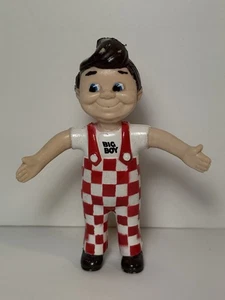"Figura Bendy Flexible Big Boy 1996 Publicidad Restaurante Mascota 3,5""" - Imagen 1 de 6