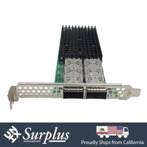 10/40Gbe QSFP+ Dual Port SFN7503 Solarflare PCIe x8 NIC High Profile - Bild 1 von 6