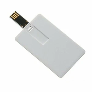 Slim Credit Card USB Stick Weiß USB Flash Drive 2.0 Geldkarte - Bild 1 von 16