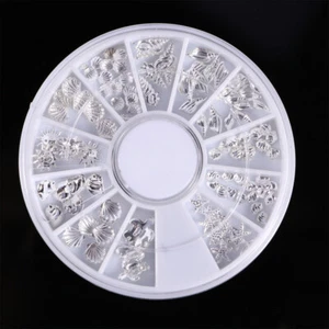 120 Pcs Flakes Holographic Nail Study Nails Art Nail Supplies - Imagen 1 de 12