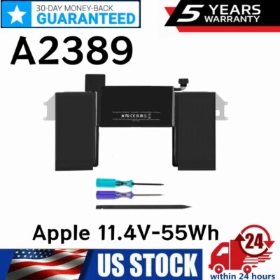 ✅A2389 Battery for Apple Macbook Air 13" Air M1 A2337 Entry 2020 EMC 3598 - Image 1 of 4