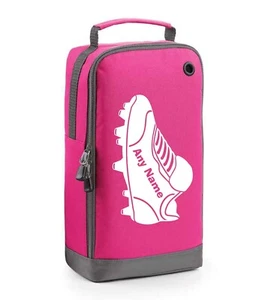 Fußball Rugby Stiefel Druck personalisiert ROSA Sportschuh Fußball Rugby Stiefel Tasche - Bild 1 von 14