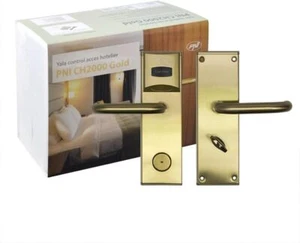 Yala Hotelzugangskontrolle PNI CH2000L Gold mit Kartenleser auf der linken Seite - Bild 1 von 7