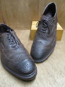 Allen Edmonds McTavish 2821 brown leather brogues wingtips shoes 11D - Picture 1 of 12
