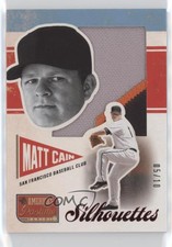 2013 Panini America's Pastime Silhouettes Materials Red Prime /10 Matt Cain