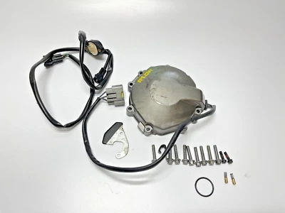 13-18 KAWASAKI 600 ZX6R ZX6 STATOR COVER ENGINE CASE OEM GENERATOR - Imagem 1 de 4