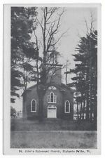 Highgate Falls, Vermont, Vintage Postcard View of St. John's Episcopal Church