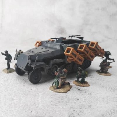 1/72 Tedesco SdKfz 251 Kit Modello di Carro Armato di Plastica Veicolo - Immagine 1 di 4
