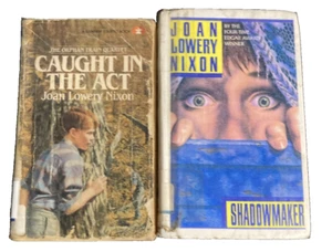 Nixon Joan Lowery 2 Book Lot ~ Shadowmaker ~  Caught in the Act~USED~Ex-Library - Picture 1 of 3