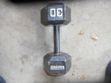 30 LBS CHAMP DUMBBELL