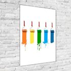 Wandbild Druck auf Plexiglas® Acryl Hochformat 70x100 Farbwalzen