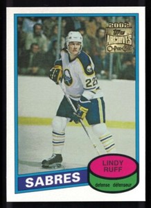 2001-02 Topps/O-Pee-Chee Archives #57 Lindy Ruff - Buffalo Sabres