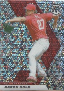 2021 Panini Mosaic Baseball Quick Pitch Silver #40 Aaron Nola