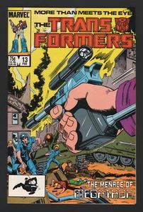 THE TRANSFORMERS #13, Marvel, 1986, casi nuevo - estado, ¡la amenaza de megatron! - Imagen 1 de 1