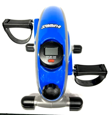 STAMINA SPS MINI EXERCISE BIKE with SMOOTH PEDAL SYSTEM BLUE - Image 1 of 4