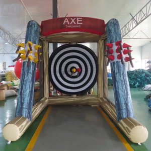 inflatable Axe Throwing Dart Game 3x2.5m Carnival Dart Board Carnival Game - Picture 1 of 5