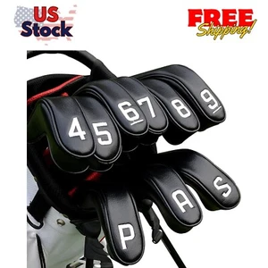 Golf Hybrid Iron Head Cover 9Pcs Hybrid Head Covers Set Long Hybrid Iron Covers - Picture 1 of 8