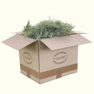 Glebe Farm Hay Natural Meadow Hay Box 9kg Rabbit Guinea Pig